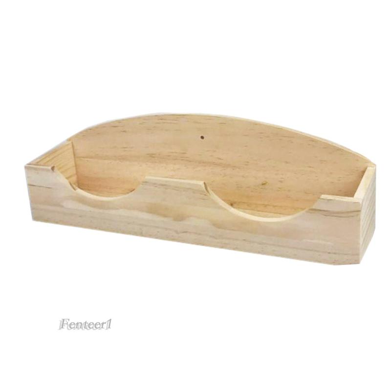[Fenteer1] Giá Đỡ Bằng Gỗ Đựng Thức Ăn Cho Thỏ Hay Vật Nuôi Nhỏ