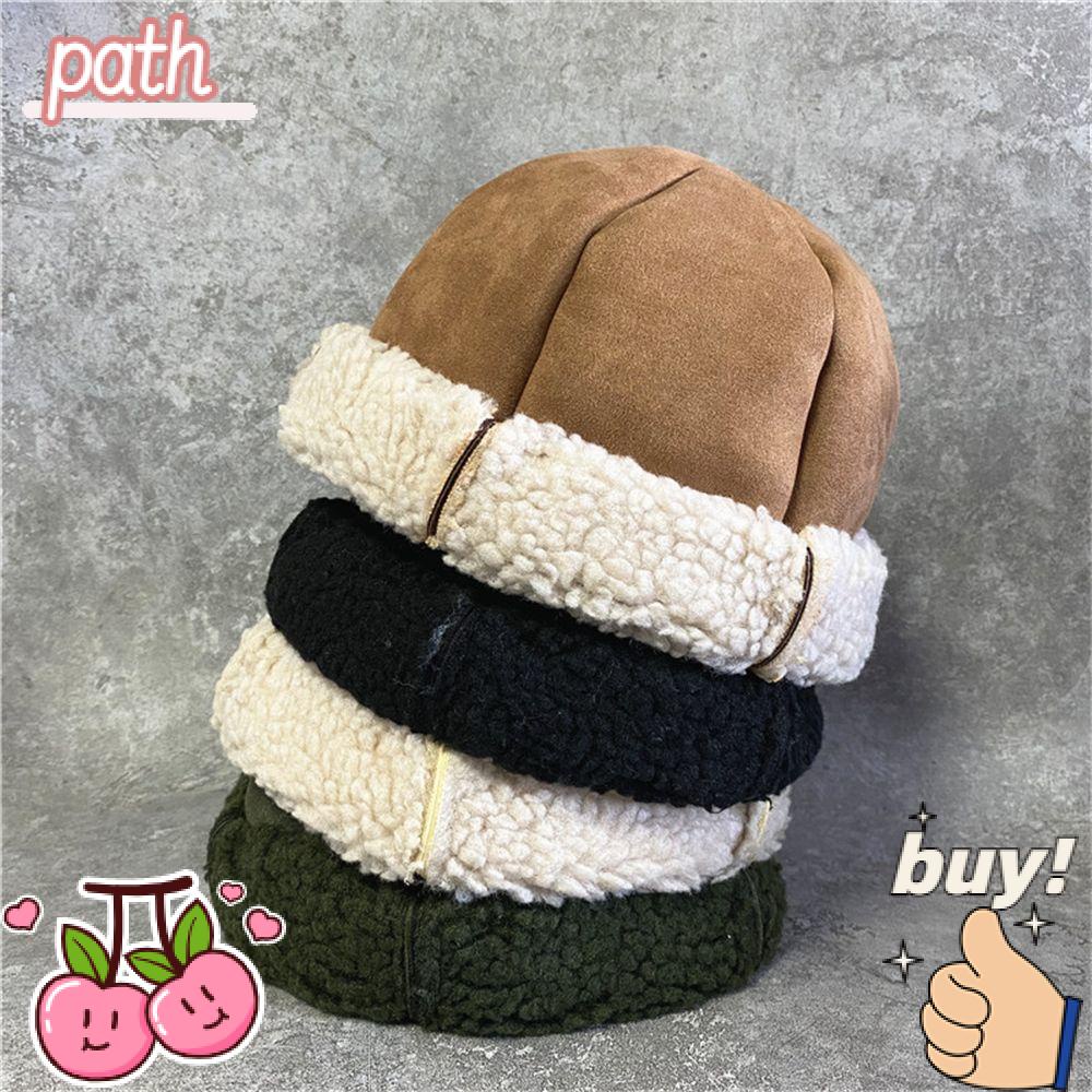 Mũ Len Lông Cừu Không Vành Chống Gió Giữ Ấm Mùa Đông Cho Nam Nữ
