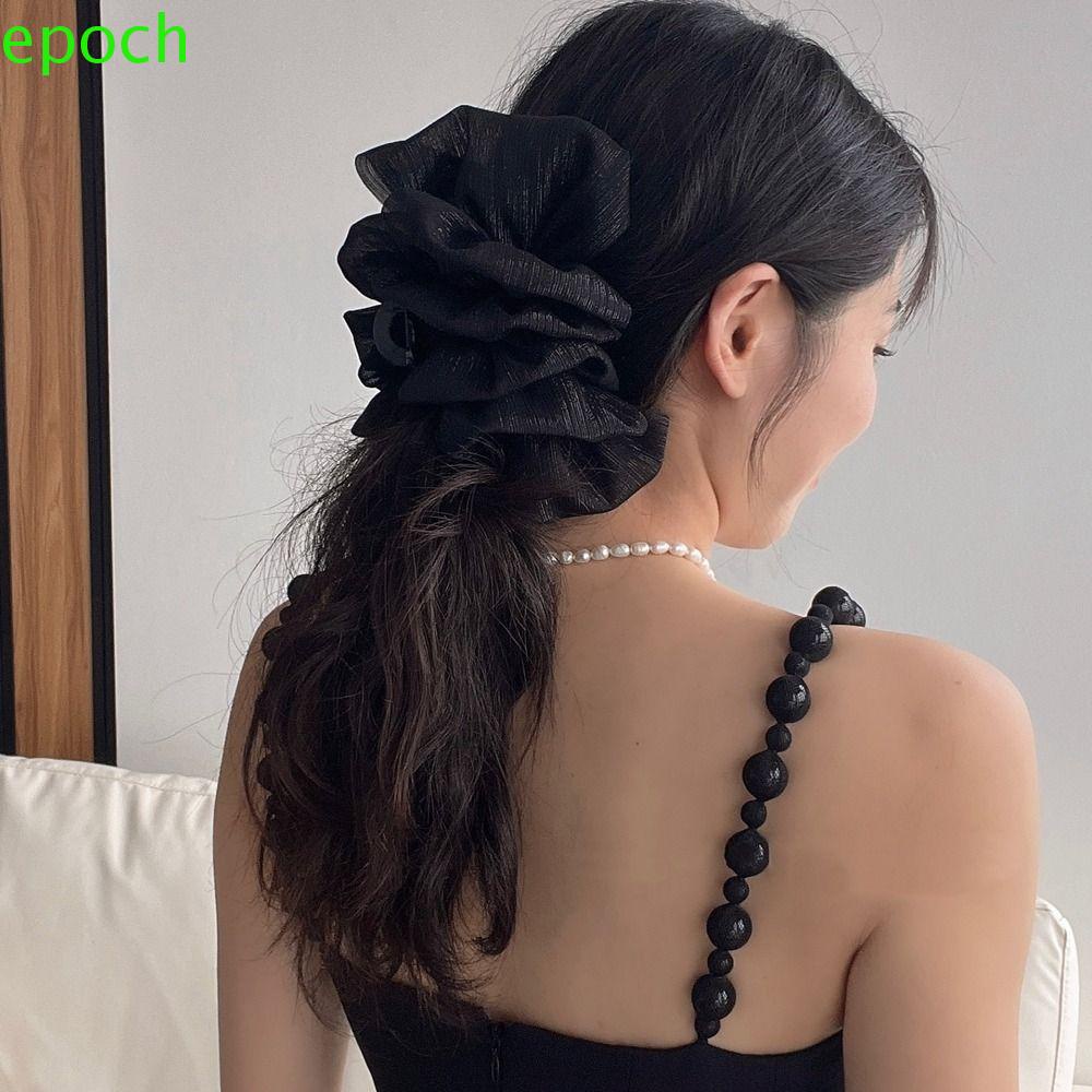 Epoch Kẹp Tóc Nơ Bằng Nhựa Phong Cách Hàn Quốc Đơn Giản Dành Cho Nữ