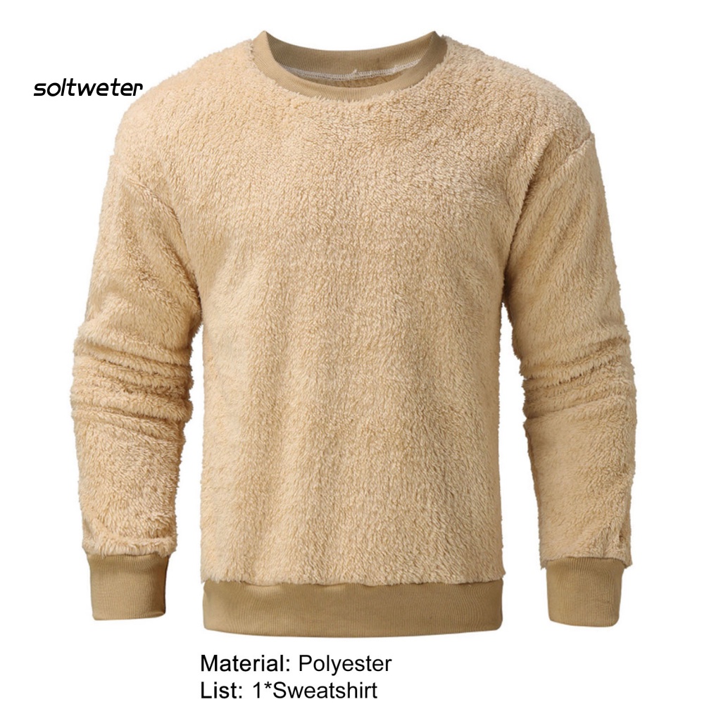 Áo Nỉ Cổ Tròn Hai Mặt Màu Sắc Thời Trang Mùa Đông Cho Nam