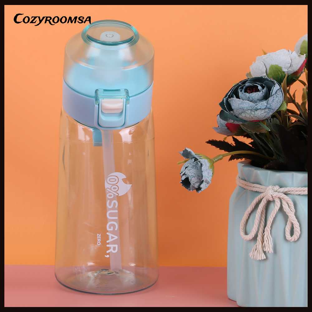 Bình Nước 500ML Kèm Ống Hút Có Thể Tái Sử Dụng