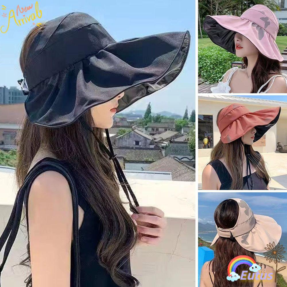 Mũ Bucket Hở Chóp Chống Tia UV Có Thể Gấp Gọn Tiện Dụng