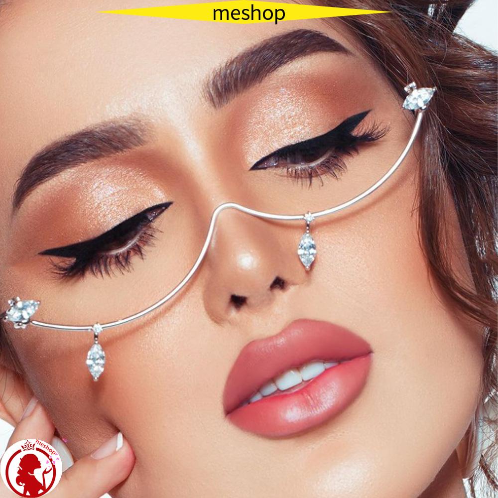 Kính Nửa Gọng Thời Trang Cá Tính Cho Nữ|Kính Mát Phong Cách Vintage