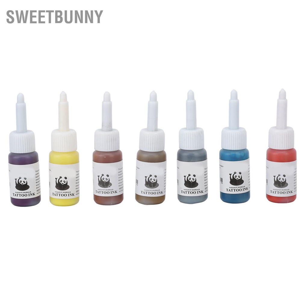 SweetBunny 100ml 20 Màu Mực Xăm Chuyên Nghiệp Bộ Thành Phần An Toàn Lâu Dài Sắc Tố Hình Chân Thực