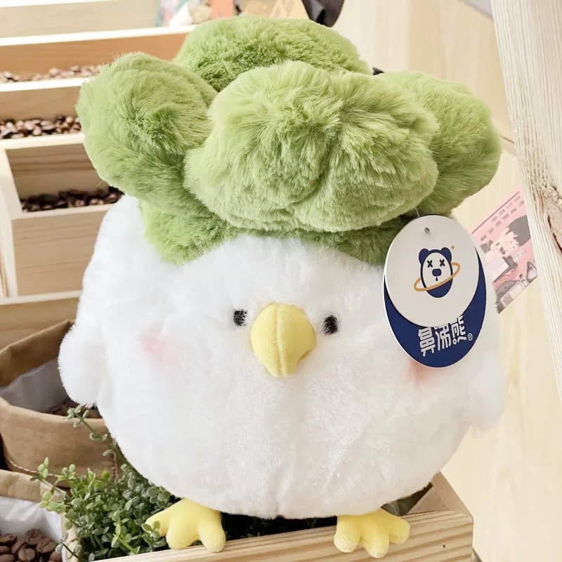 Thú Nhồi Bông Hình Chú Gà Xinh Xắn Đáng Yêu