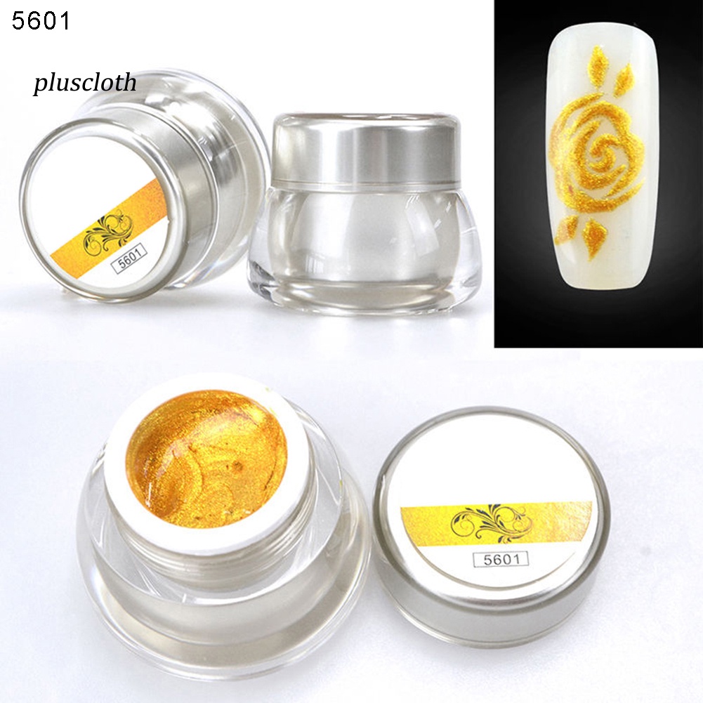 Set 12 Màu Trang Trí Móng Tay 3D Nghệ Thuật