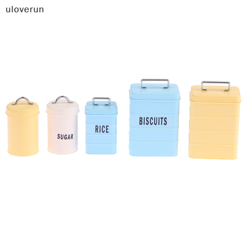 Set 3 Hũ Đựng Bánh Mì Tỉ Lệ 1 / 6 Trang Trí Nhà Búp Bê