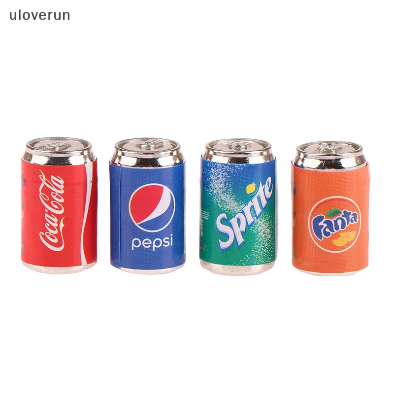 Set 4 Mô Hình Chai Nước Uống Mini Trang Trí Nhà Búp Bê