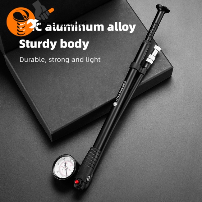 Bơm Hơi Áp Suất Cao Cho Phuộc Sau Xe Đạp