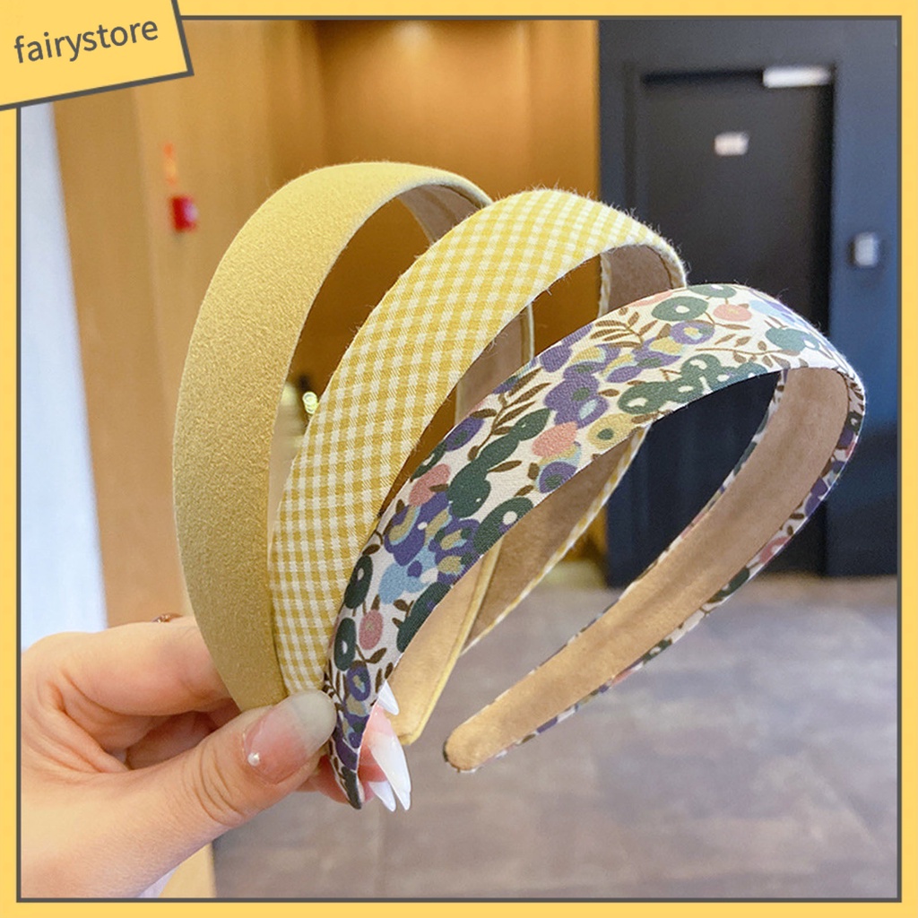 Bộ 3 Kẹp Tóc Chống Trượt Màu Trơn In Họa Tiết Hoa Xinh Xắn Dùng Hàng Ngày