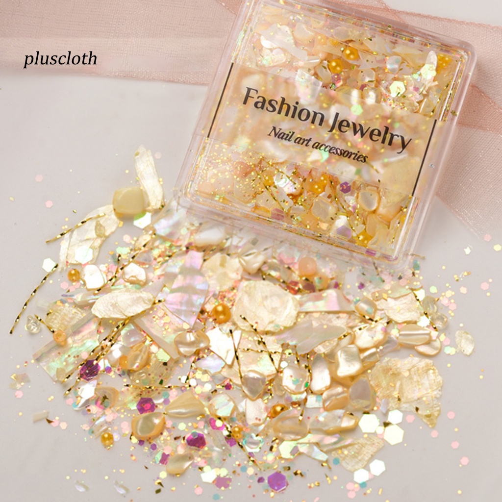 1 Hộp Sequin Lấp Lánh Siêu Mỏng Trang Trí Móng Nghệ Thuật DIY