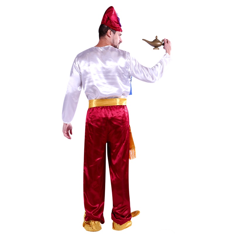 Bộ Đồ Hóa Trang Thành Hoàng Tử Aladdin Disney Kèm Đèn Cho Bé Trai