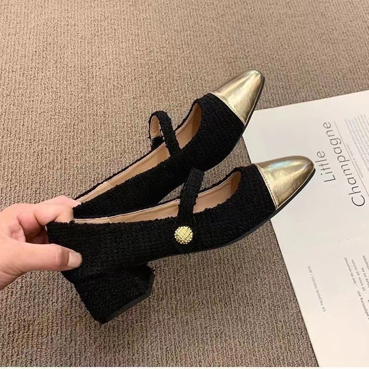 Giày Cao Gót Mũi Vuông Đế Mềm Thời Trang Dành Cho Nữ Giày sandal dáng slingback nữ