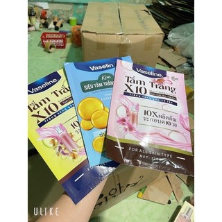Tắm trắng vaseline 10x dạng bịch