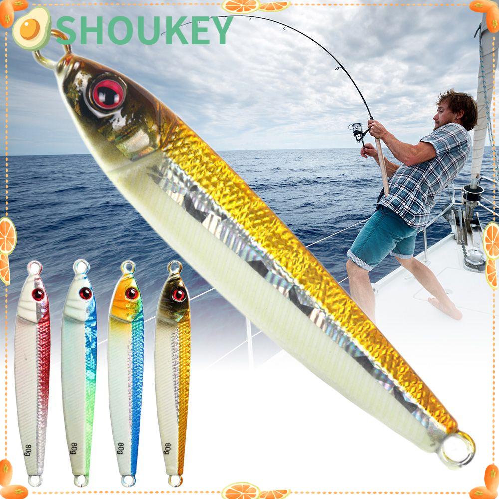 Mồi Câu Cá Giả Bằng Kim Loại 80g 110mm