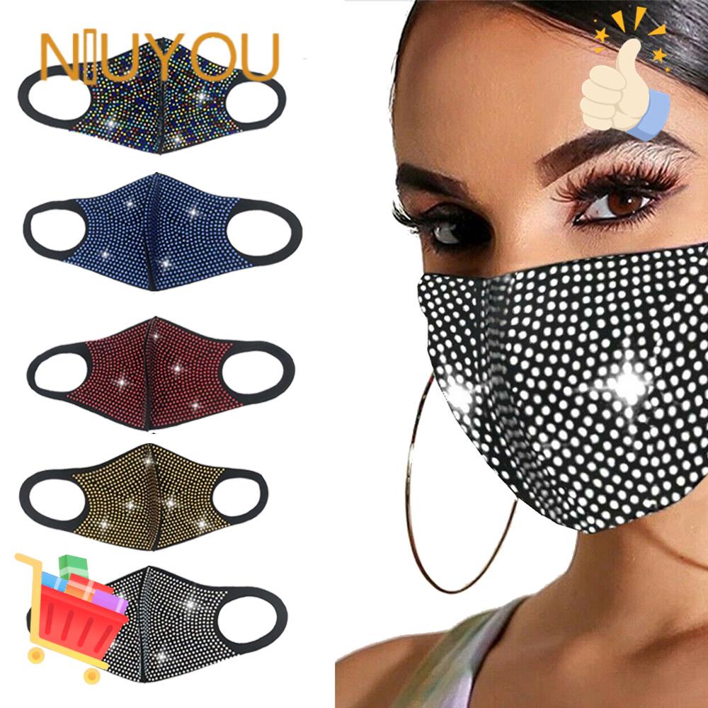 Găng Tay Co Giãn Trang Trí Lấp Lánh Cho Nữ