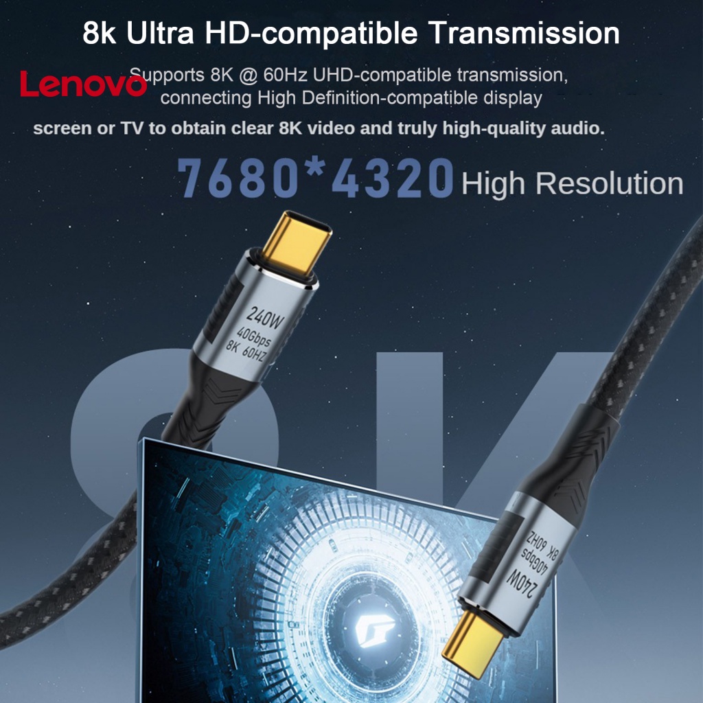 Cáp Dữ Liệu Hoa Hướng Dương Tốc Độ Cao 40Gbps 8K 60Hz HD-C 240W Cho Điện Thoại