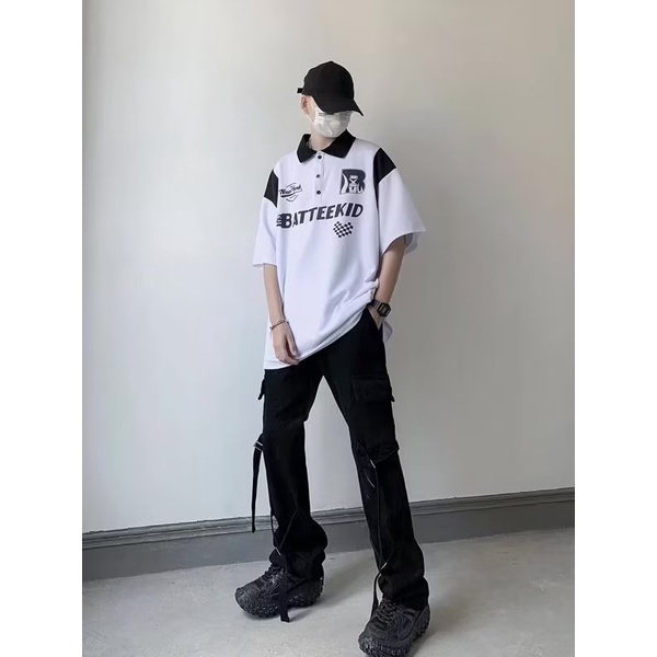 Áo Thun Polo Ngắn Tay Phong Cách Retro Thời Trang Cho Nam