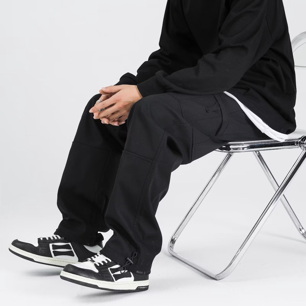 Quần Dài Thể Thao Dây Rút Phong Cách Đường Phố Mỹ Cá Tính Cho Nam