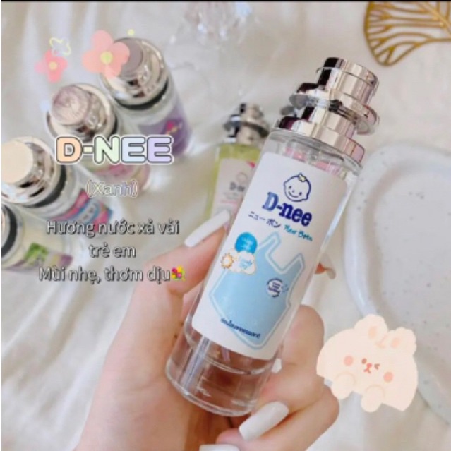 Nước Hoa Thái Lan Hương Phấn xịt thơm body mist Em Bé, Hương xả vải BaBy 30ml