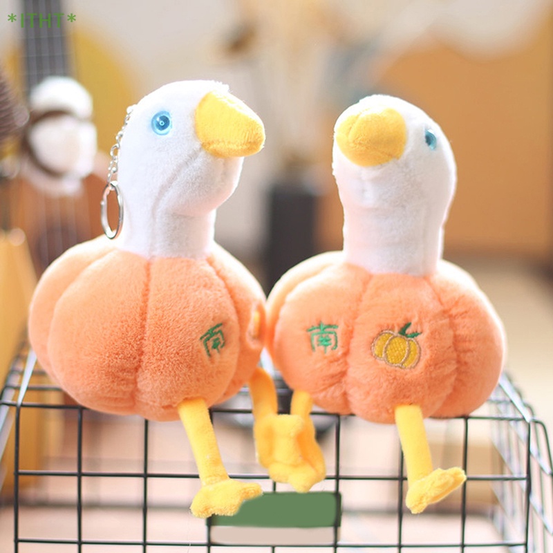 Búp Bê Đồ Chơi Nhồi Bông Hình Quả Bí Ngô Nhỏ Mềm Mại Mới