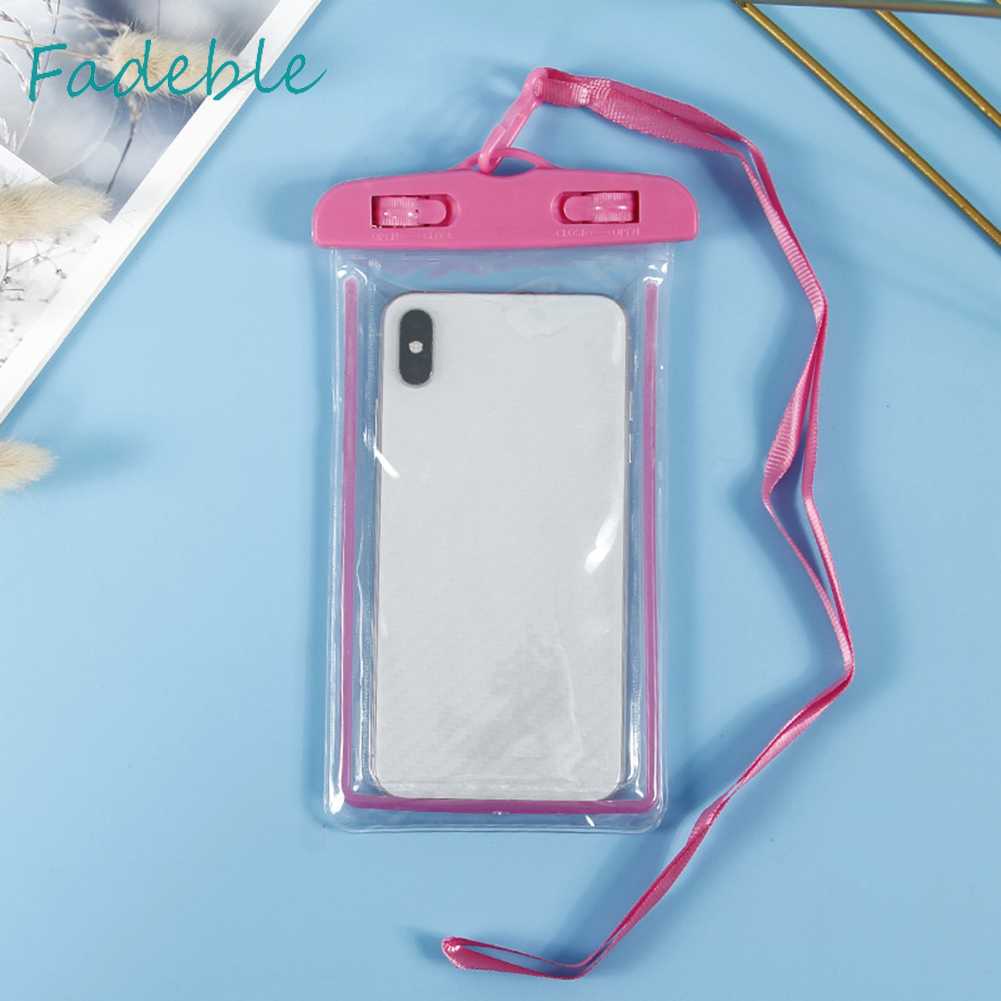 Túi Đựng Điện Thoại Chống Thấm Nước Màn Hình Cảm Ứng Dạ Quang Dùng Khi Đi Bơi