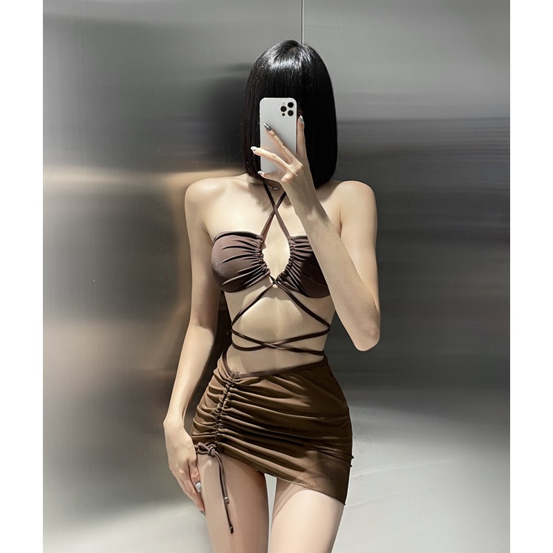 Bộ Đồ Bơi Ba Mảnh Quyến Rũ Thời Trang Cho Nữ