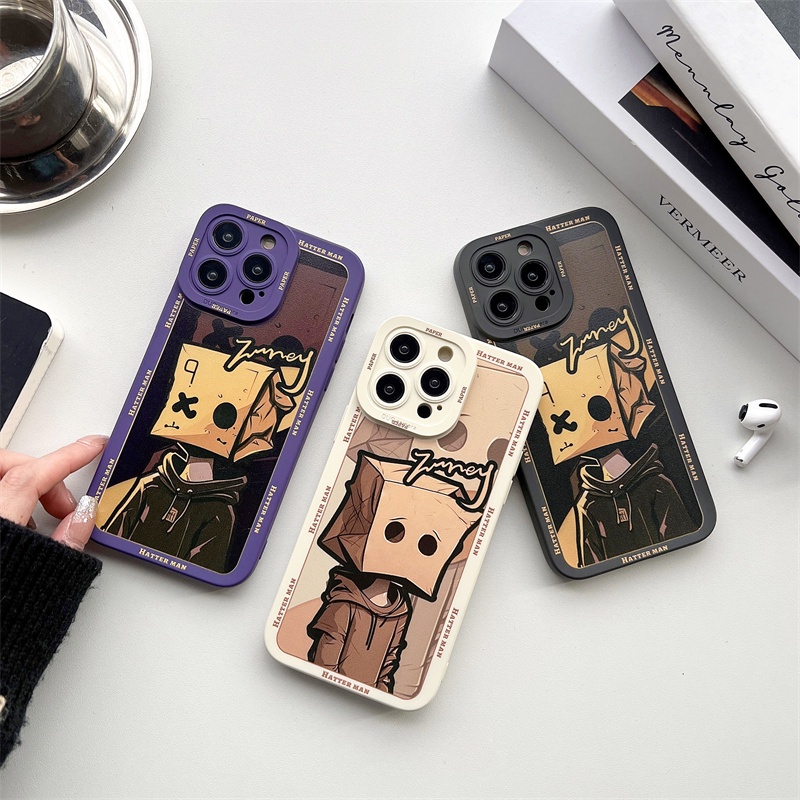 Ốp Điện Thoại Tpu Dẻo Họa Tiết Hoạt Hình Đôi Mắt Thiên Thần Độc Đáo Cho iPhone 14 13 12 11 Pro XR XS MAX