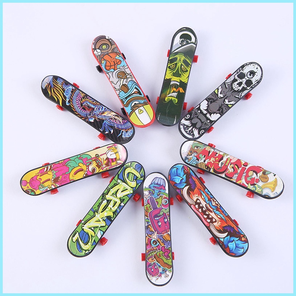 Ván Trượt Ngón Tay Mini Họa Tiết Hoạt Hình Dễ Thương Cho Bé Gái