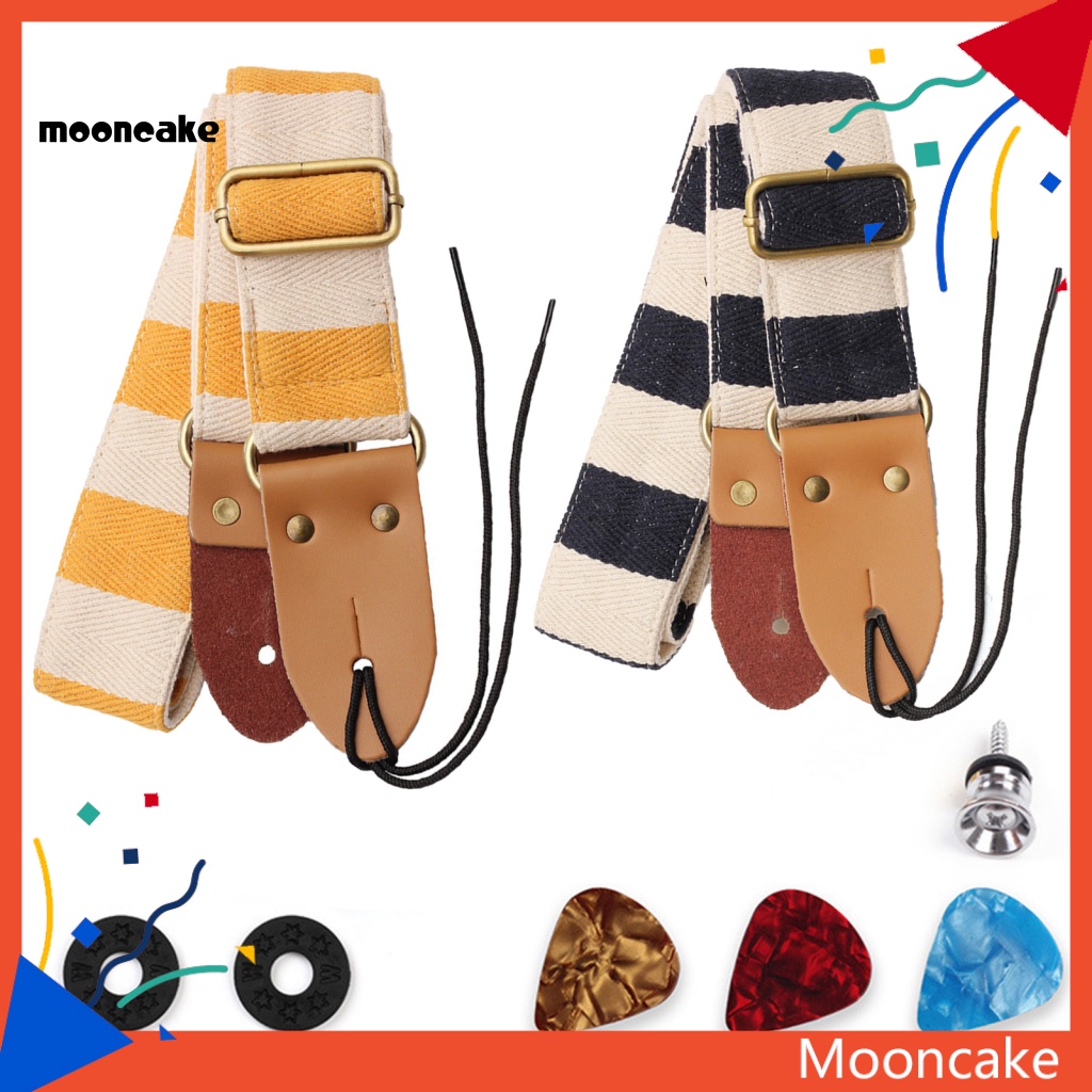 1 Bộ Dây Đeo Đàn Guitar Bass / Ukulele Chắc Chắn Có Thể Điều Chỉnh