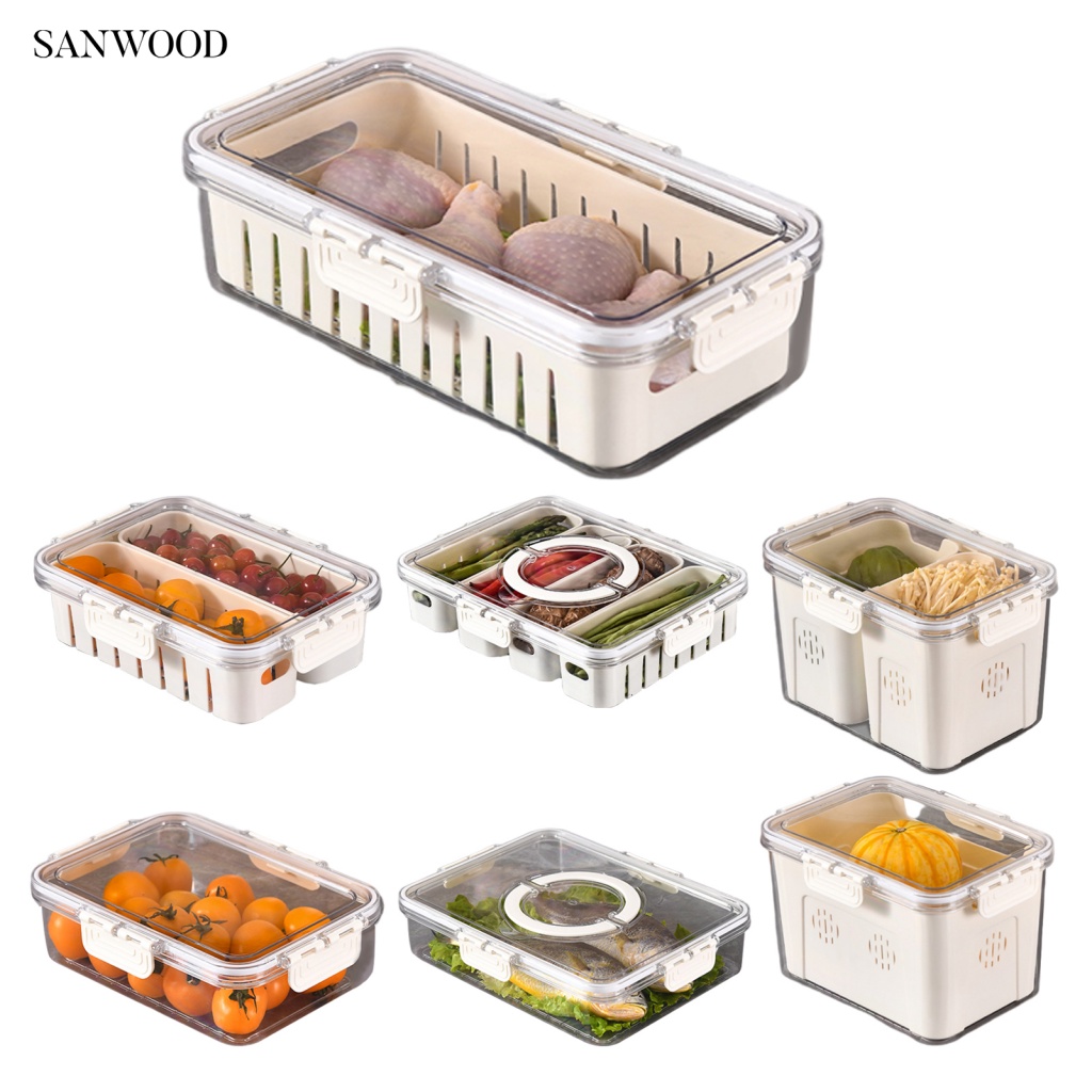 Hộp Đựng Rau Củ Quả Có Nắp Đậy Dùng Cho Tủ Lạnh