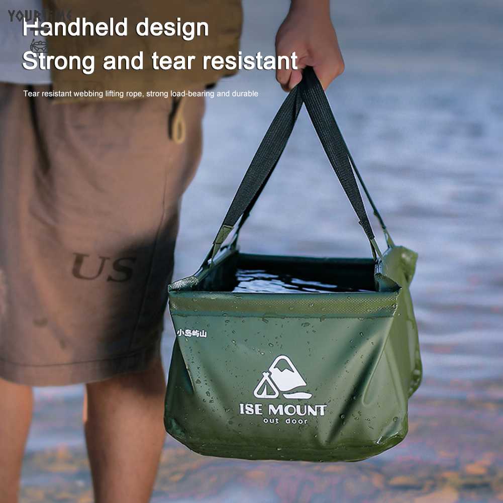 Xô Đựng Nước Có Thể Gấp Gọn Tiện Dụng Khi Đi Cắm Trại