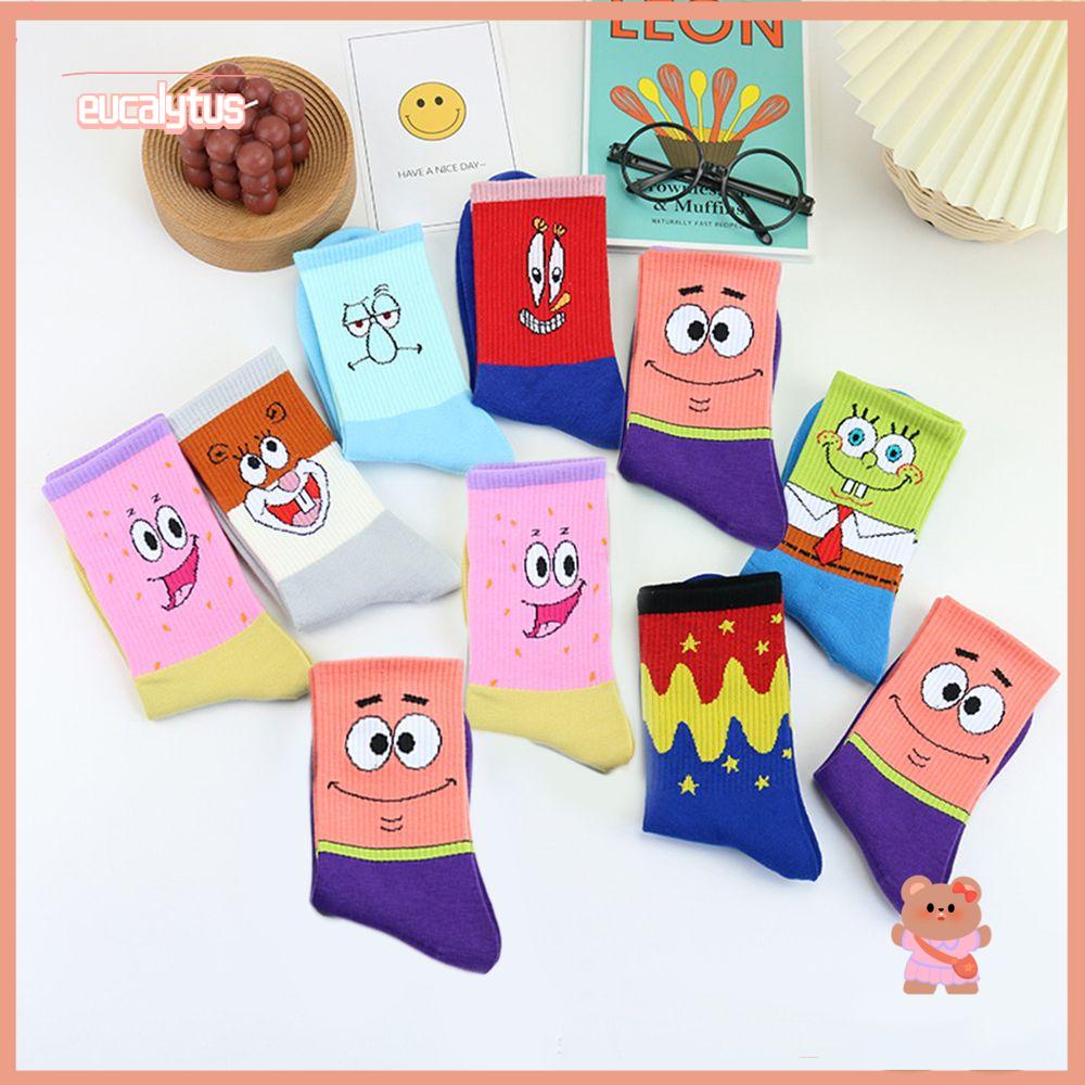 Eutus Vớ Cổ Vừa Họa Tiết SpongeBob Dễ Thương Dành Cho Học Sinh