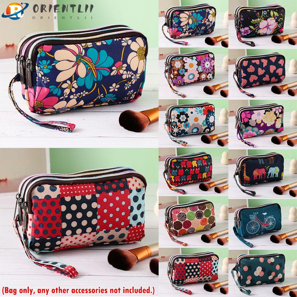 Ví Cầm Tay Mini Họa Tiết Hoa Xinh Xắn Cho Nữ