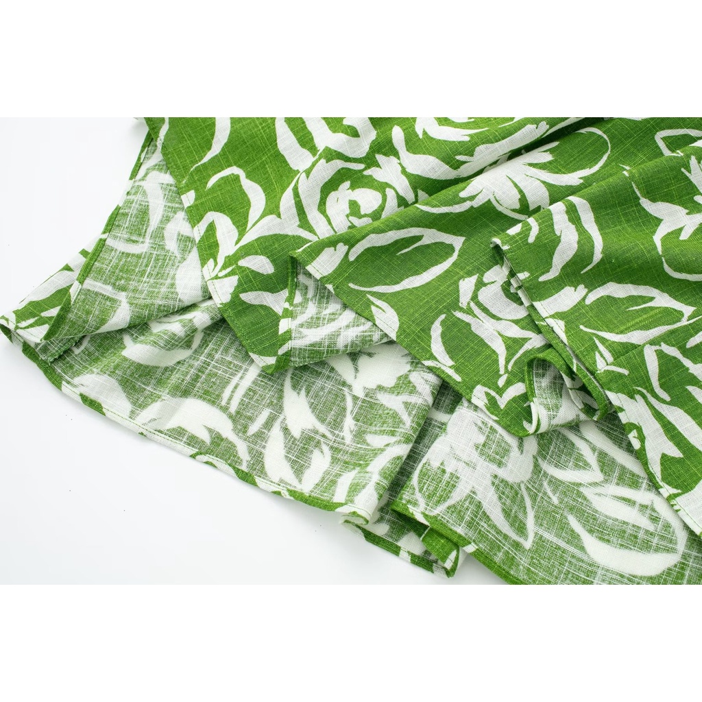 Uibey Đầm Eo Cao In Họa Tiết Thời Trang Quyến Rũ 8686