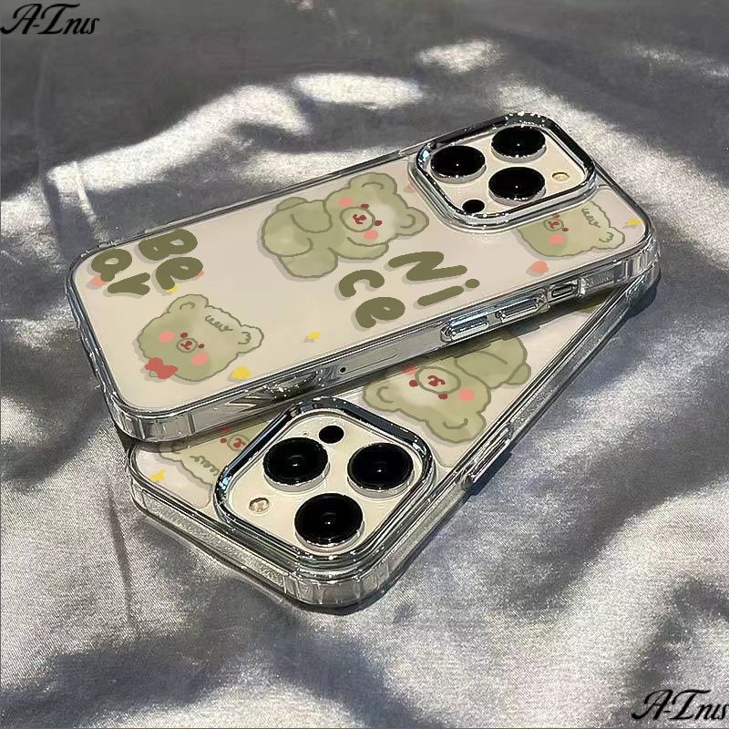 ✅Ốp Điện Thoại Mềm Chống Sốc In Hình Gấu Hoạt Hình Cho iPhone1214proplus13 Apple 118 max 7In Zl8
