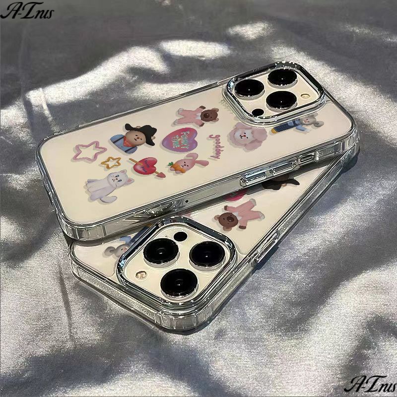 ✅Ốp Điện Thoại Mềm Chống Sốc In Hình Động Vật Cho Iphone 8 713 11Plus 12 Max 14Pro