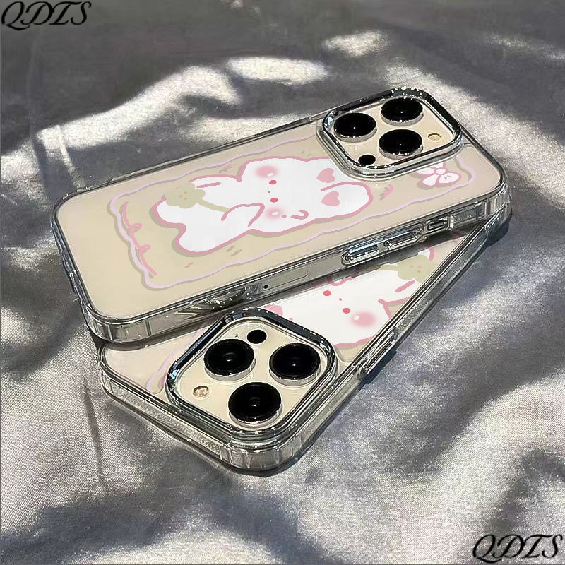 ✅Ốp Điện Thoại Dẻo Họa Tiết Chú Thỏ Dễ Thương Chống Sốc Cho iPhone12 OGJO 14pro13 7max8 11