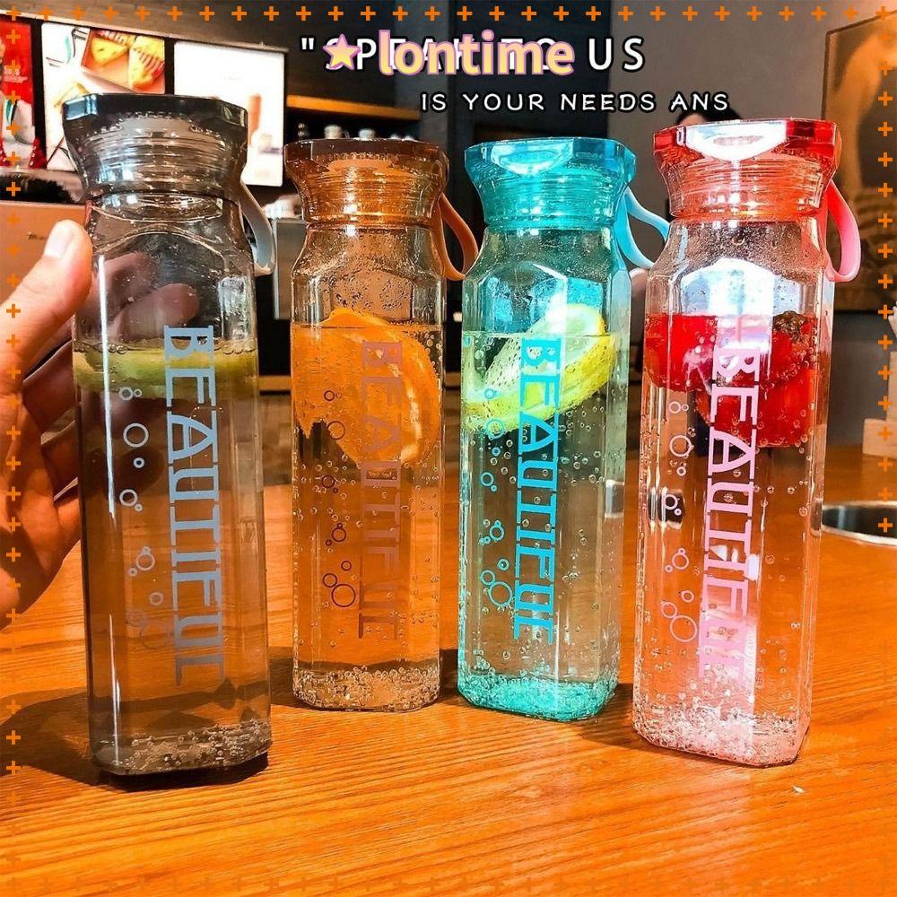 Bình Nước Thủy Tinh Không BPA Chống Rò Rỉ Dùng Khi Đạp Xe