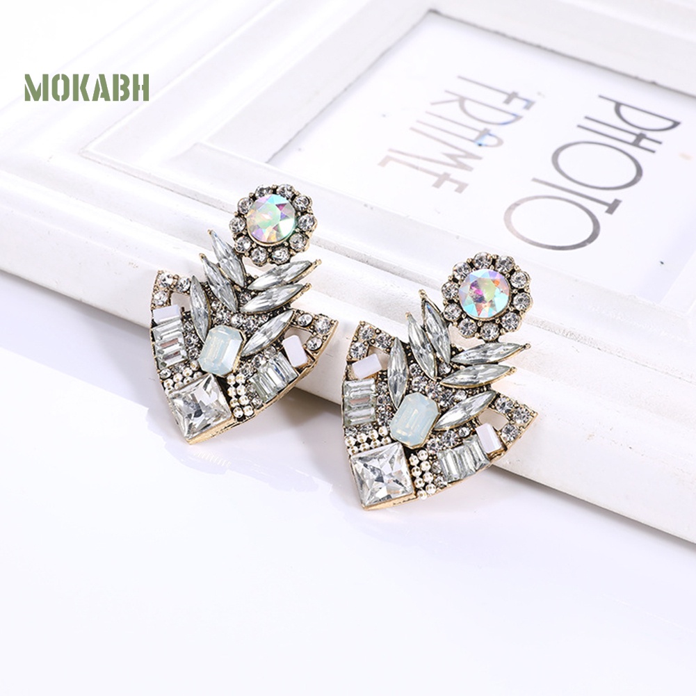 Bông Tai Đính Đá Thời Trang Phong Cách Bohemian Dành Cho Nữ