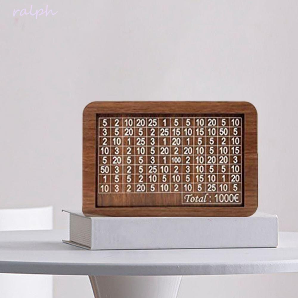 Hộp Gỗ Đựng Tiền Tiết Kiệm Phong Cách Retro Cho Trẻ Em / Người Lớn