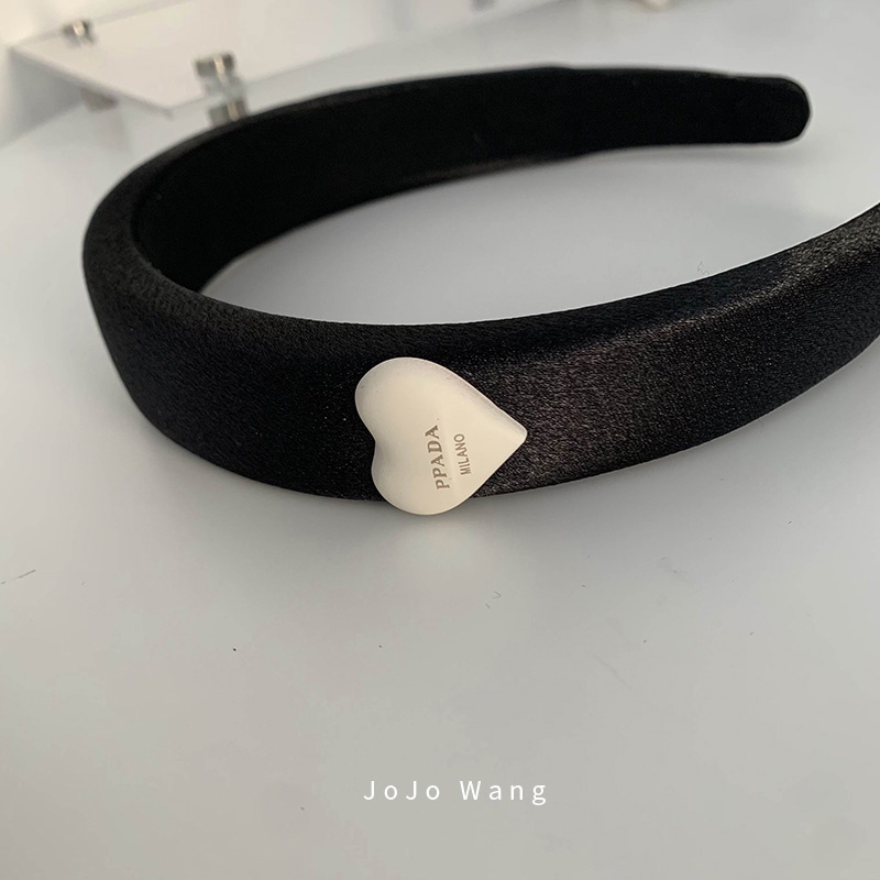 Băng Đô Cài Tóc Bằng Vải Satin Bóng Thời Trang Hàn Quốc Đơn Giản Rửa Mặt Cho Nữ