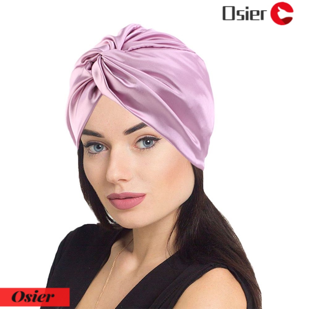 1 Mũ Trùm Tóc Bằng Satin Co Giãn Thời Trang Mùa Xuân