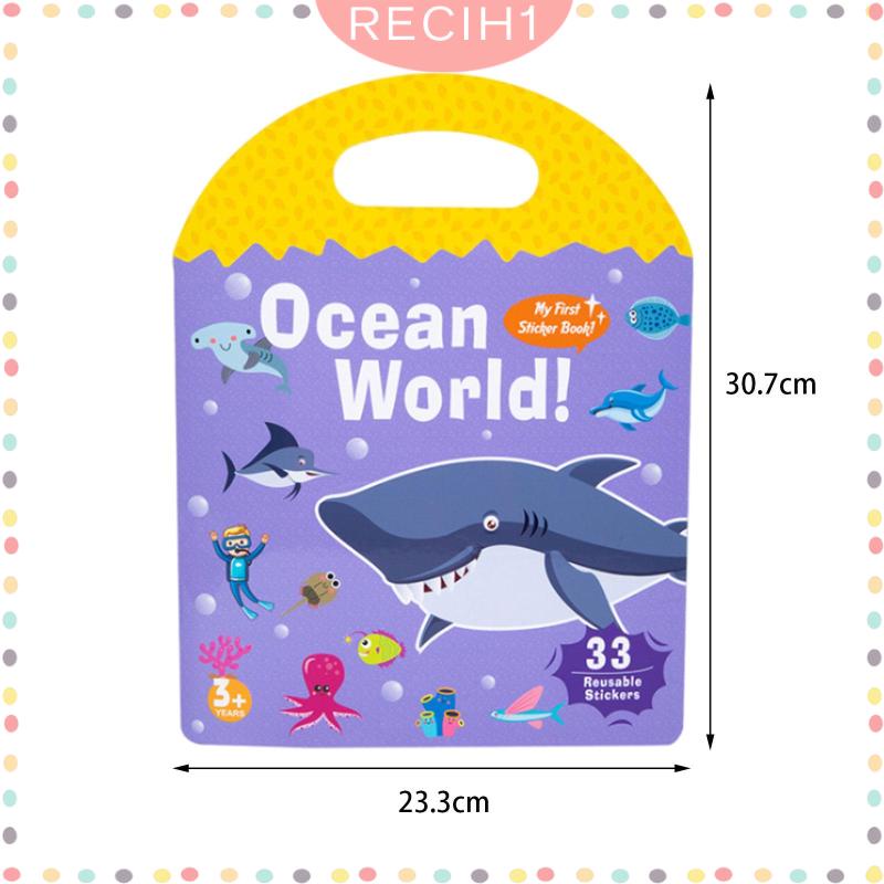 Sách Hình Dán Đồ Chơi Có Thể Tháo Rời Cho Bé