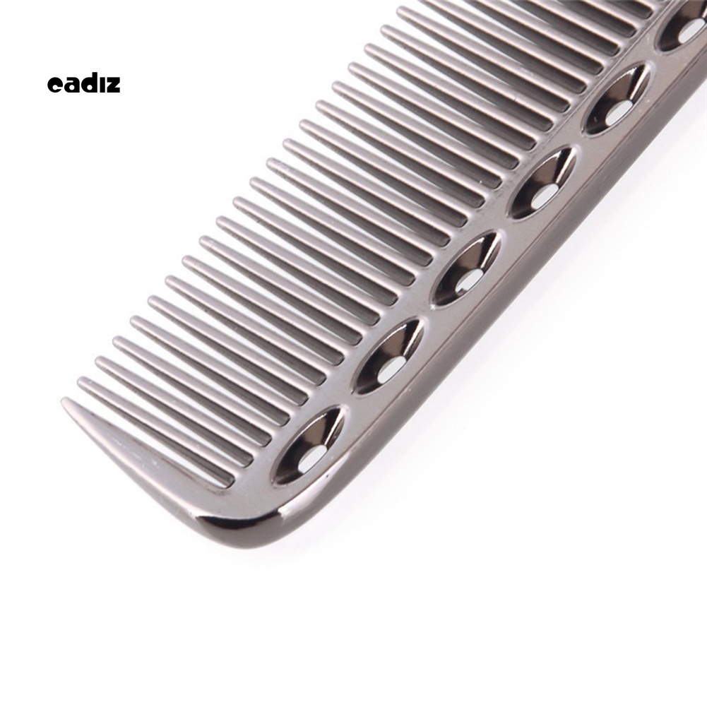 Lược Chải Tóc Bằng Thép Không Gỉ Siêu Mỏng Chống Tĩnh Điện Kèm Túi Đựng