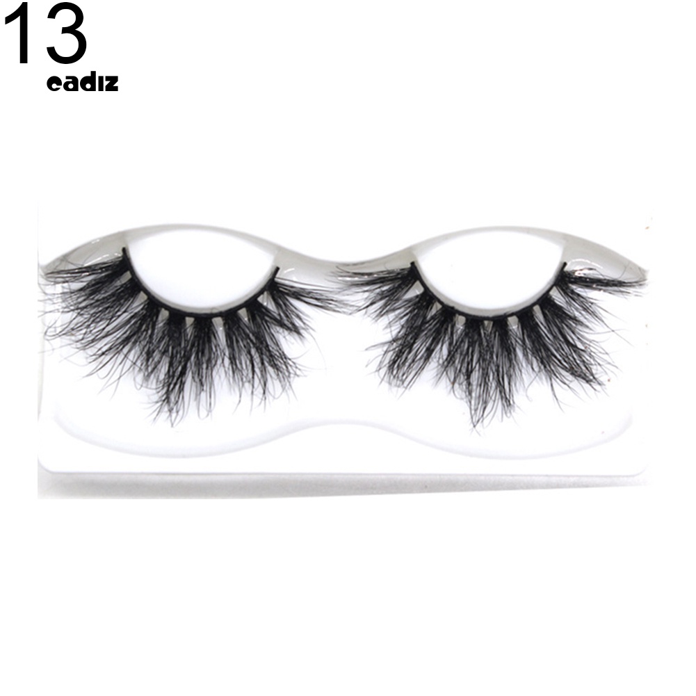 1 Cặp Lông Mi Giả 5D Cong Dày Tự Nhiên