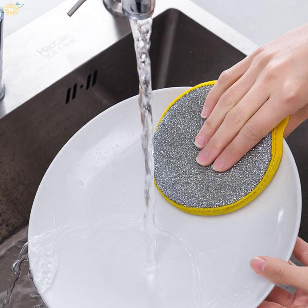 Set 5 Miếng Mút Rửa Chén Hai Mặt Kích Thước 12 * 2.5cm