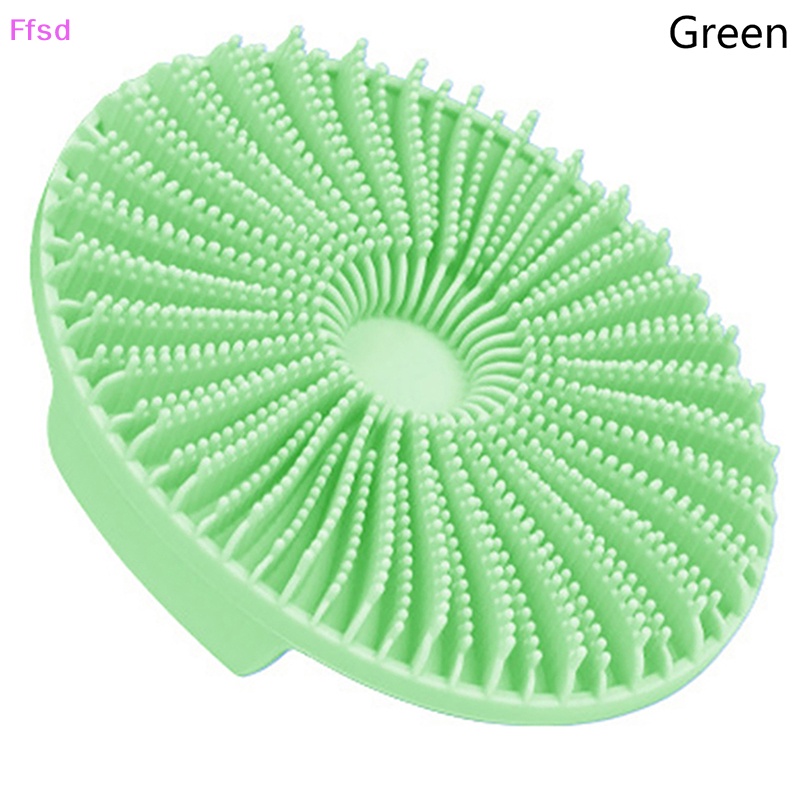 Bàn Chải Tắm Chà Lưng Bằng Silicone Gắn Tường Nhỏ Gọn