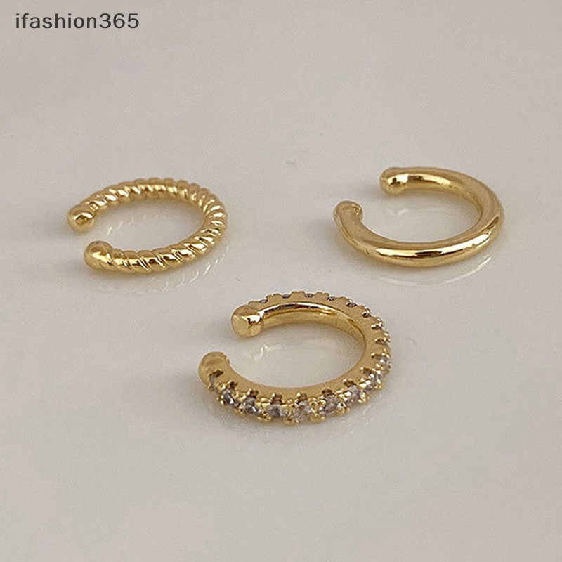 Bông Tai Dạng Kẹp Không Cần Xỏ Lỗ Thời Trang Cho Nữ ifashion365