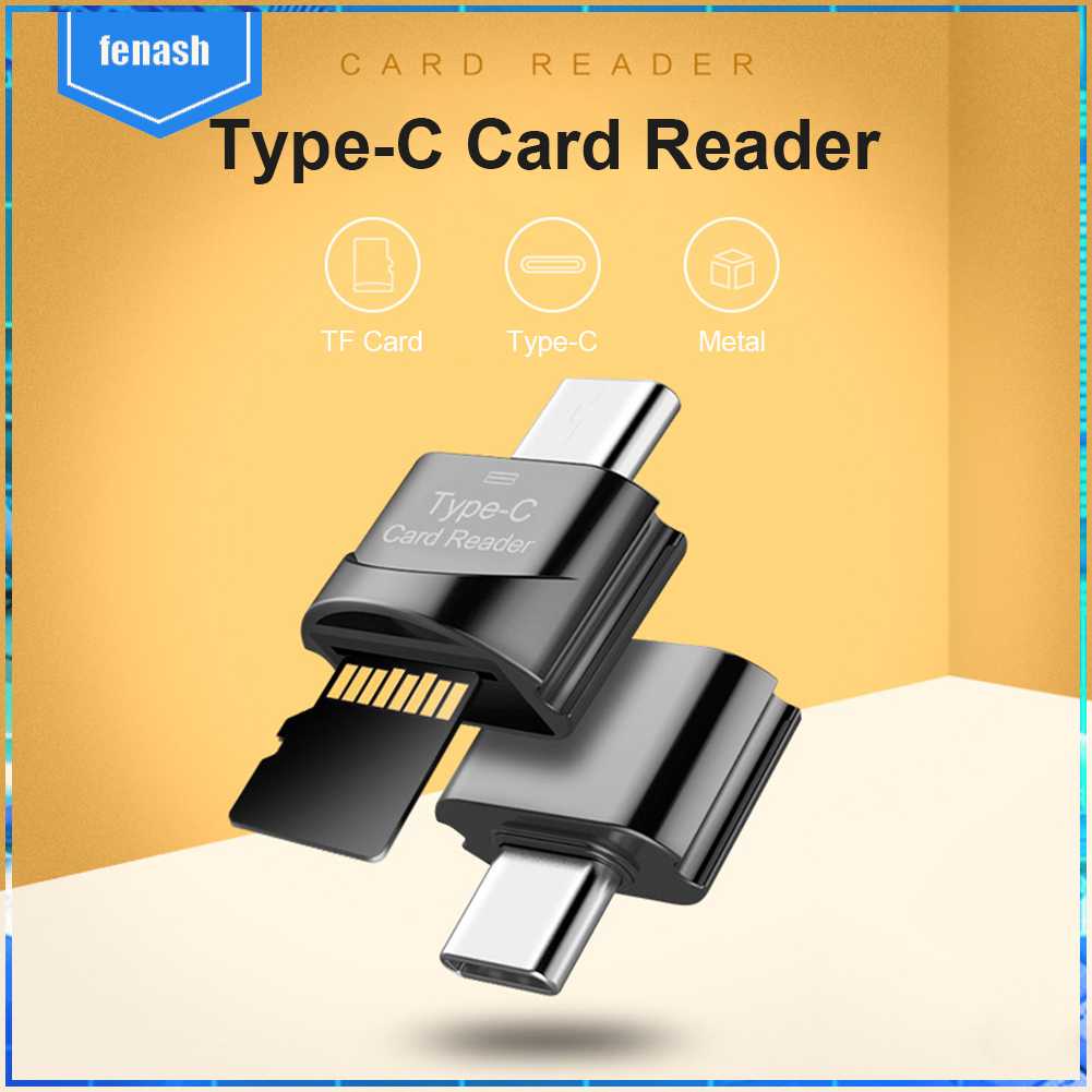 Đầu Đọc Thẻ Nhớ Type C Sang TF Cho Điện Thoại #Q [F [fenash.vn]